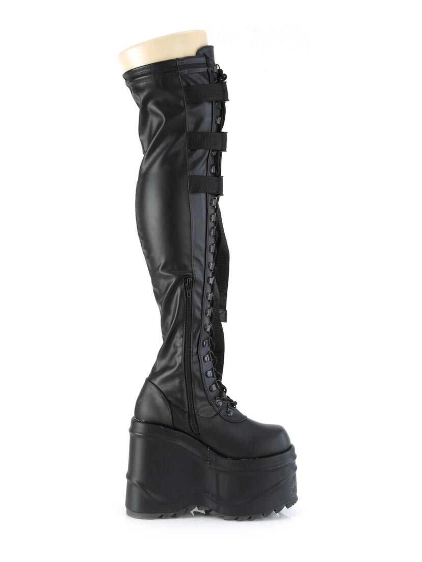 WAVE-315 Knee High Platform Boots