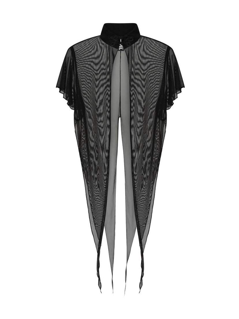 Zira black mesh bolero