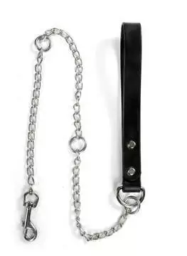 Rivithead's silver chain choker leash