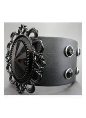 Product reviews for the Black Filigree Leather Wristband
