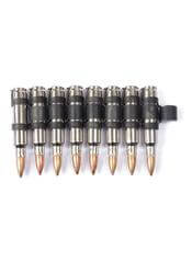 223 Silver Black Copper Bullet Belt Extension