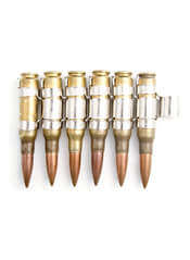 308 Brass/Gold/Nickel Bullet Belt Extension