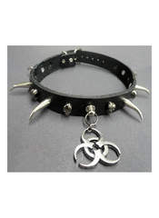 Product reviews for the Biohazard Black Leather Choker