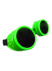 Plain Fluorescent Green Goggles