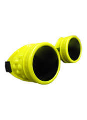Plain Fluorescent Yellow Goggles