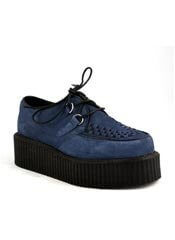 CREEPER-402S Blue Suede Creepers