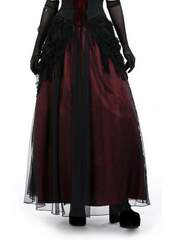 Elevate Your Gothic Look with the Crimson Noir Skirt