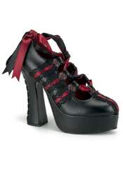 DEMON-13 Burgundy Demon Heels