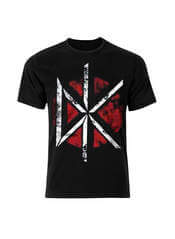 Black T-Shirt Dead Kennedys - Distressed DK Logo