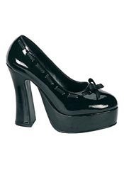 DOLLY-47 Black Patent Heels