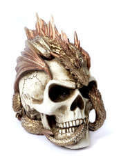 Dragon Keeper's Skull Figurine