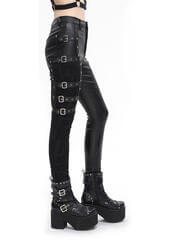 Elinor Pants: Women's Gothic Pants with Cage Straps