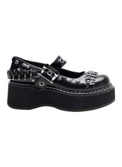 EMILY-309 Black Bullet Shoes