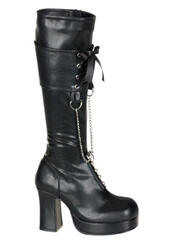 GOTHIKA-206 Black Chain Boots