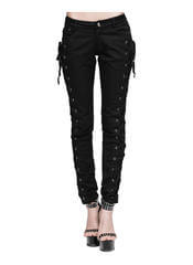 Lethia Side Lace Women's Gothic Jeans