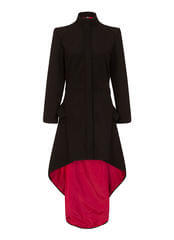 Medea Red Lined Gothic High-low Coat