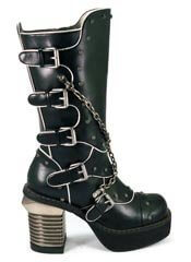 MOTORHEAD Black Chain Boots
