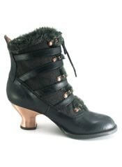 NEPHELE Black Victorian Boots
