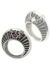 Heaven and Hell Nimbus Ring by Gothic Alchemy