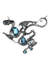 Aqua Dragon Necklace