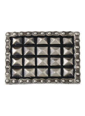 Pyramid Studs and Chain Belt Buckle
