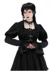Ravena Lace Bolero: Embrace a Dark Victorian Charm