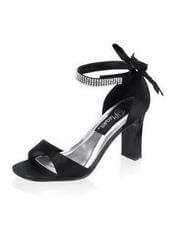 Product reviews for the ROMANCE-372 Black Satin Heels