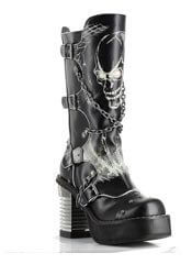 SPAWN Black Skull Boots