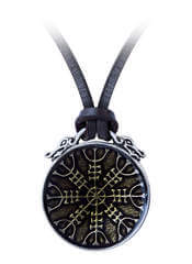 Aegishjalmur Viking rune stave pendant necklace