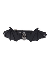 Leather Bat Wing Choker