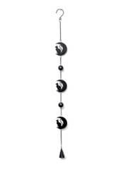 Black Cat and Moon Wind Chime