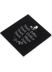 Product reviews for the Black Coffee Black Clothes... Coaster