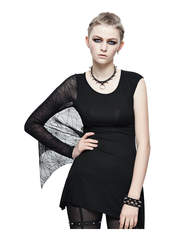 Black Lace Weaver Women's Gothic Top