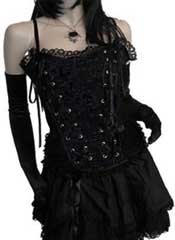Product reviews for the Tabatha Gothic Corset Satin Panel Black