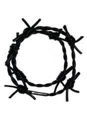 Black Barbed Wire Wristband