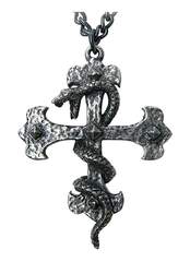 Blackadder Snake Cross Pendant