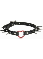 Product reviews for the Black Spikes with Red Heart Choker