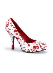 BLOODY-12 White Red Heels
