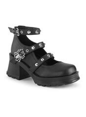 BRATTY-30 | Gothic Maryjane Chunky Heel Platform Shoes
