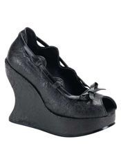 BRAVO-06 Marble Wedge Shoes