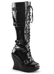 BRAVO-108 Black Gothic Boots