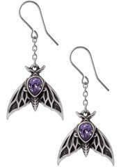 The Chartres Phantom Earrings with Lilac Crystal Drops