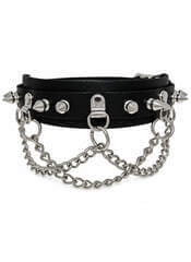 Chain and Small Spikes Choker