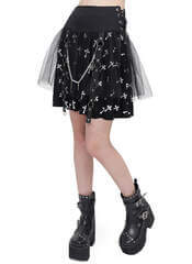 Christina - Gothic Crossed Skirt