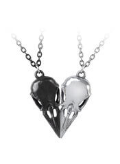 Coeur Crane Double Pendant Necklace