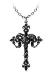 Cross of Baphomet Pendant - Gothic Cross Necklace at Rivithead.