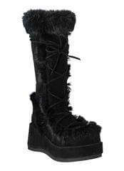 CUBBY-311 Black Suede Boots