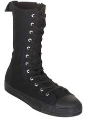 DEVIANT-201 Black Sneaker Boots