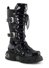 DMA-3006 Black Platform Boots
