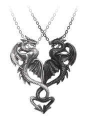 Draconic Tryst Dual Dragon Necklace | Rivithead